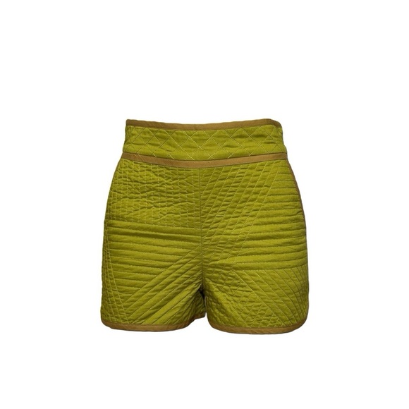 SÉZANE Selin Quilted Shorts, Olive Green, FR36/US4 - Picture 14 of 15